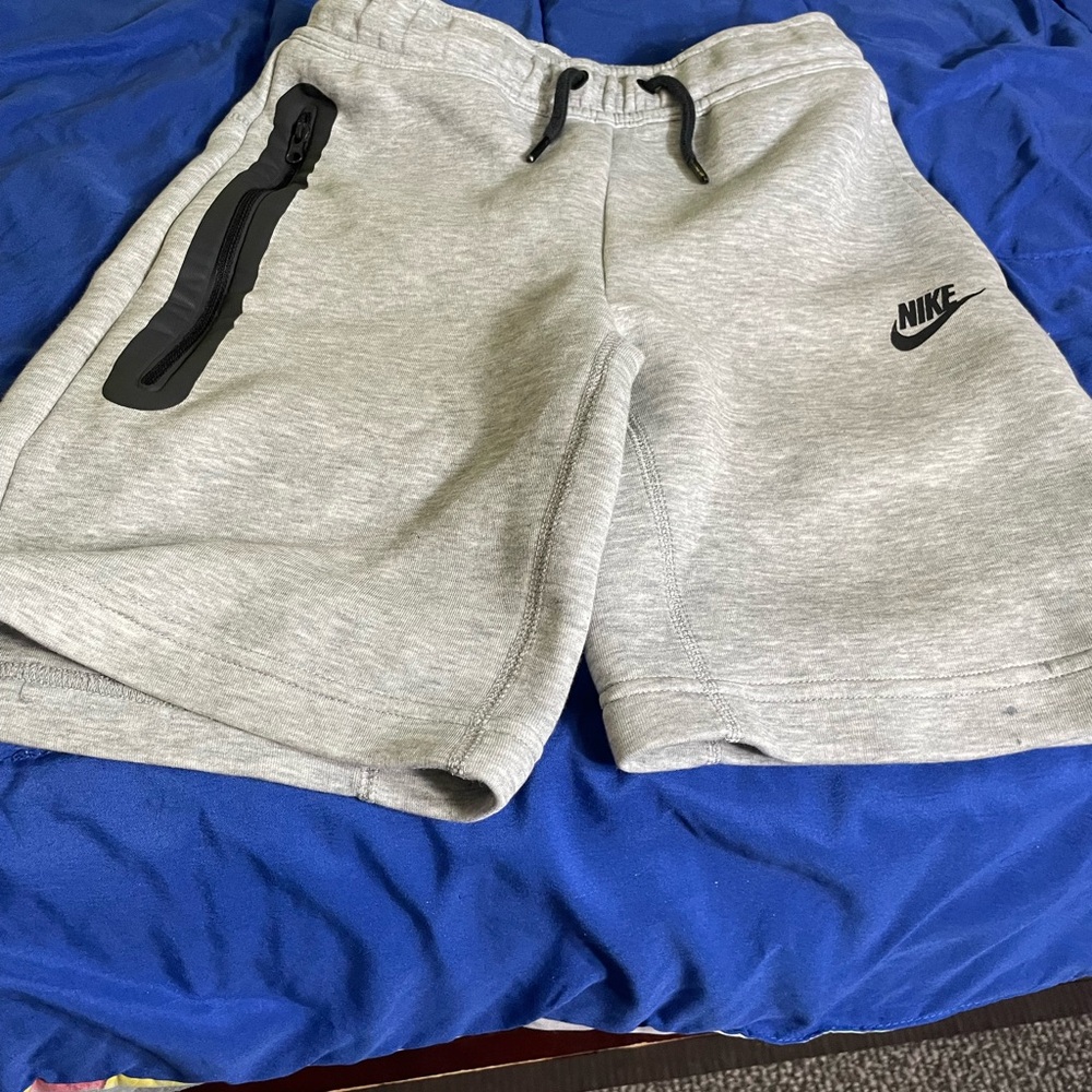 Nike Heather Gray Shorts with Black Details
